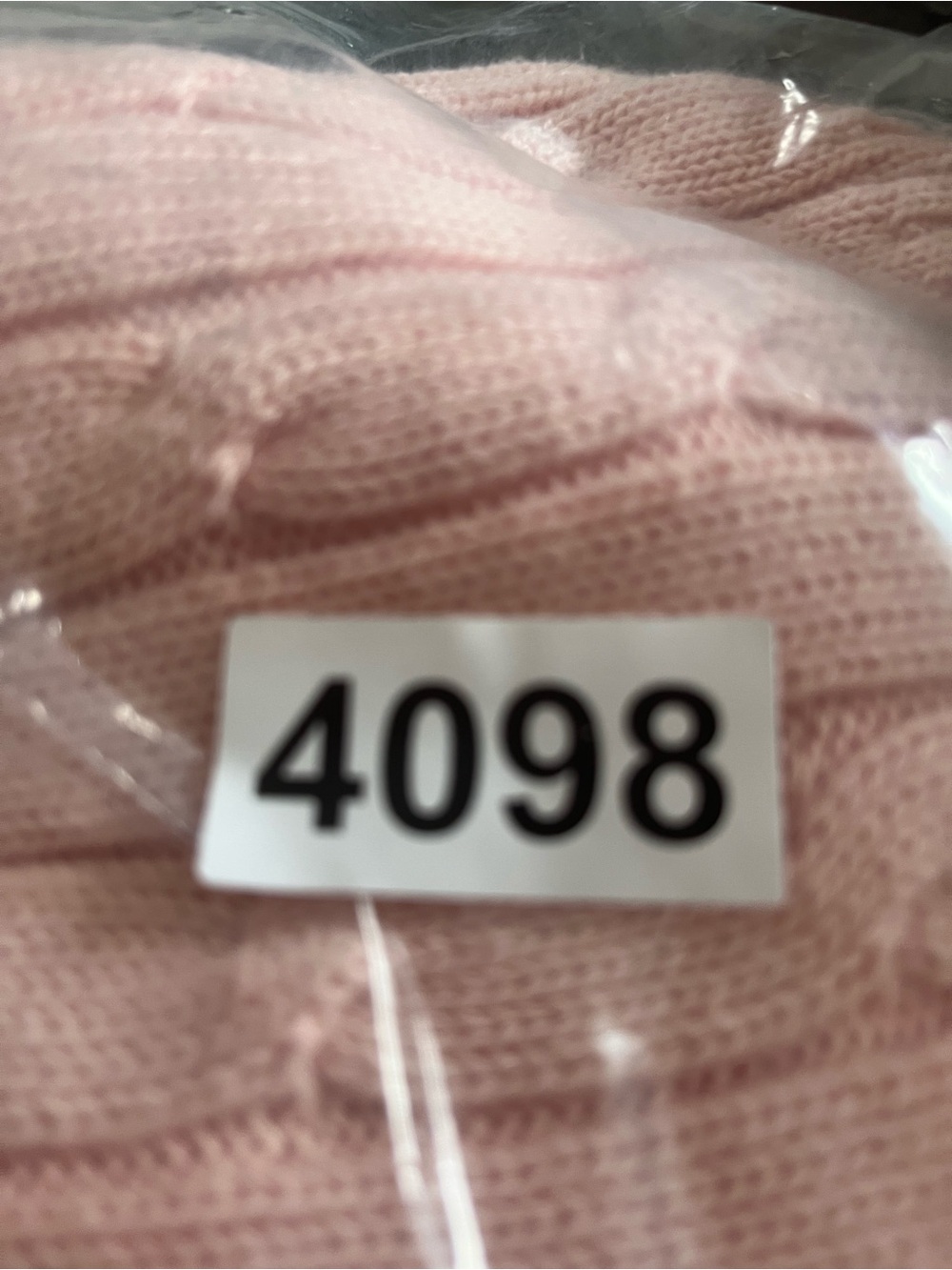Vintage Chaps Light Pink Cable Knit Turtleneck Sweater XL Preppy Old Money - Picture 8 of 8